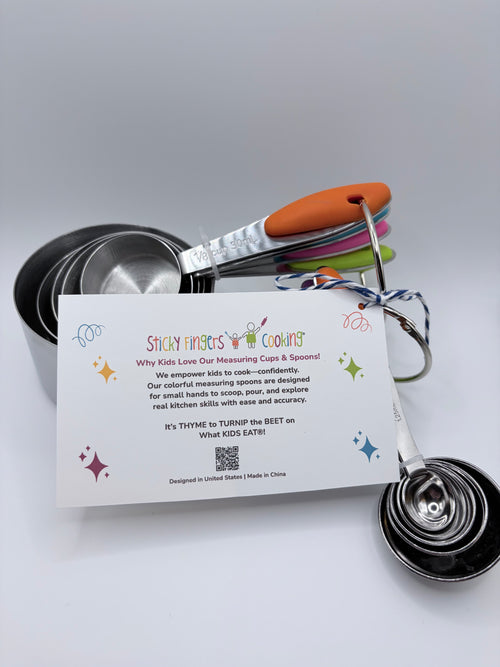 Sticky Fingers Cooking® Measuring Cups & Spoons Set