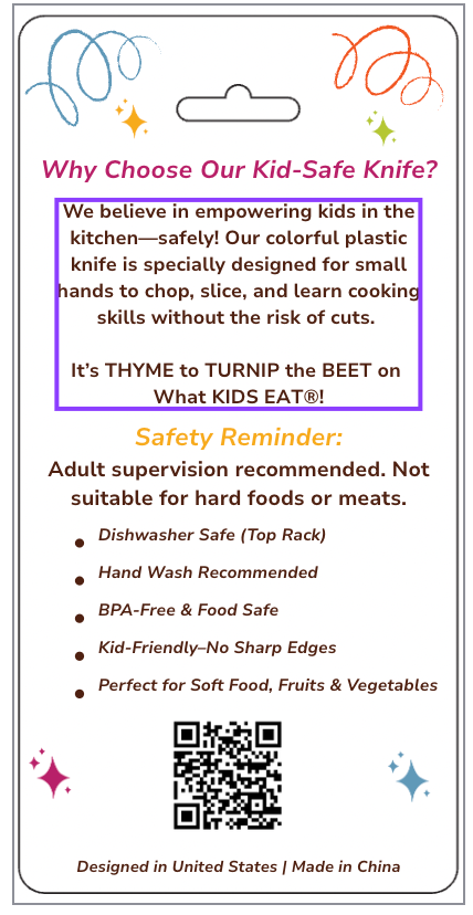 Sticky Fingers Cooking® Kid Safe Knife (Set of 2)